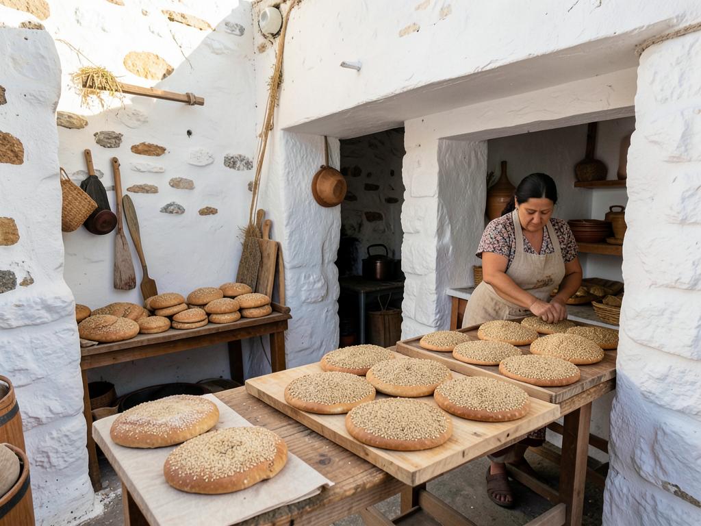 Sfakia Rusk Bakery in Sfakia, Crete